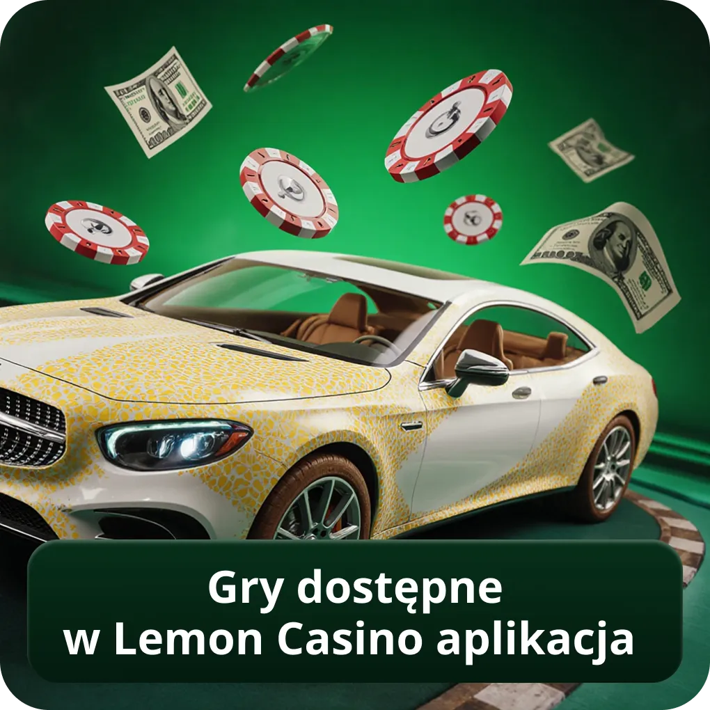 Gry dostępne w Lemon Casino aplikacja 