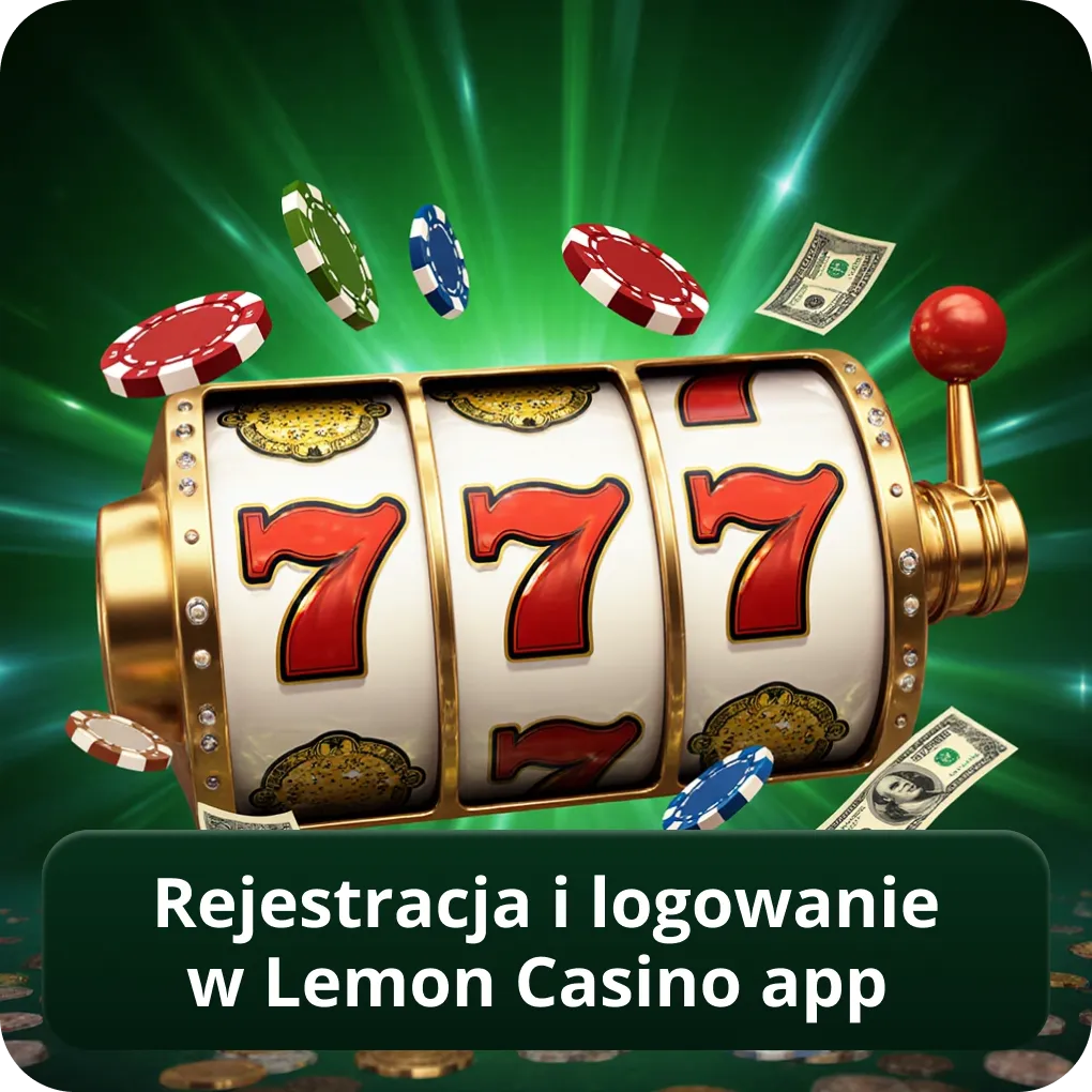 Rejestracja i logowanie w Lemon Casino app 