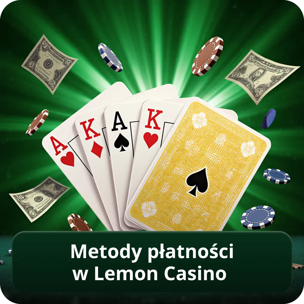 Metody płatności w Lemon Casino